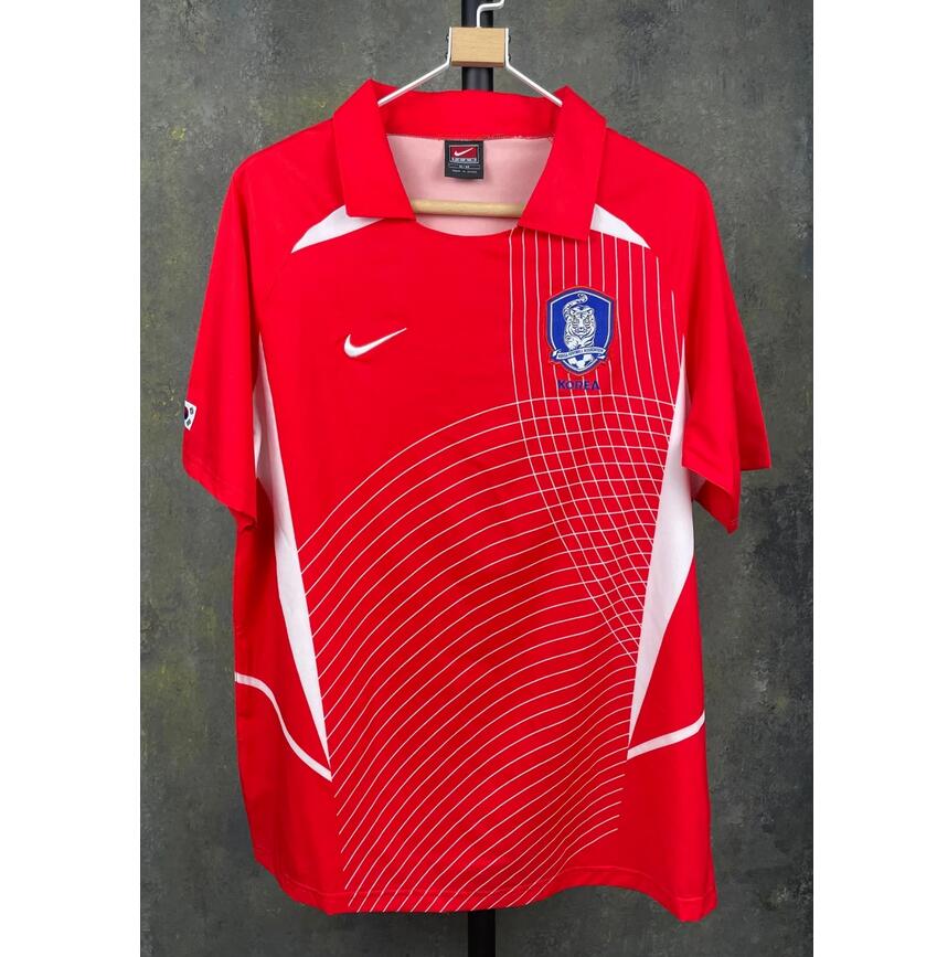 2002 South Korea Retro Red Home Kit Soccer Jersey